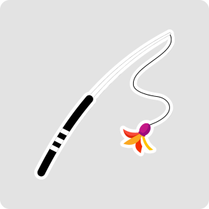 Home Feather Sticker